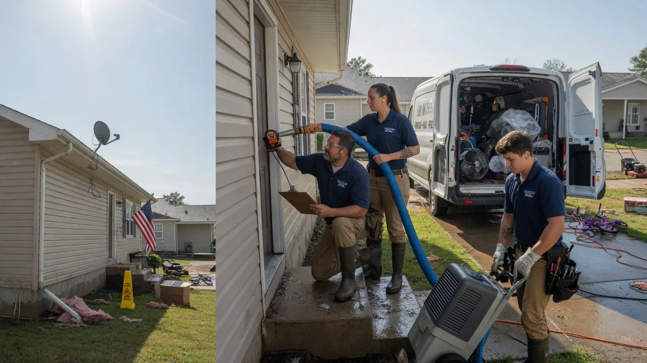Ceiling Water Damage Restoration in Three Rivers, MA near me